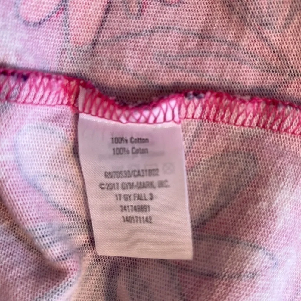 Gymboree Girls pink and purple tunic dress size medium 7/8 preloved